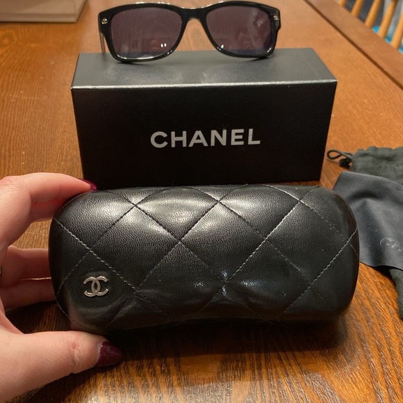 Chanel Square Sunglasses with Quilted Sides and Case Included - Picture 9 of 11